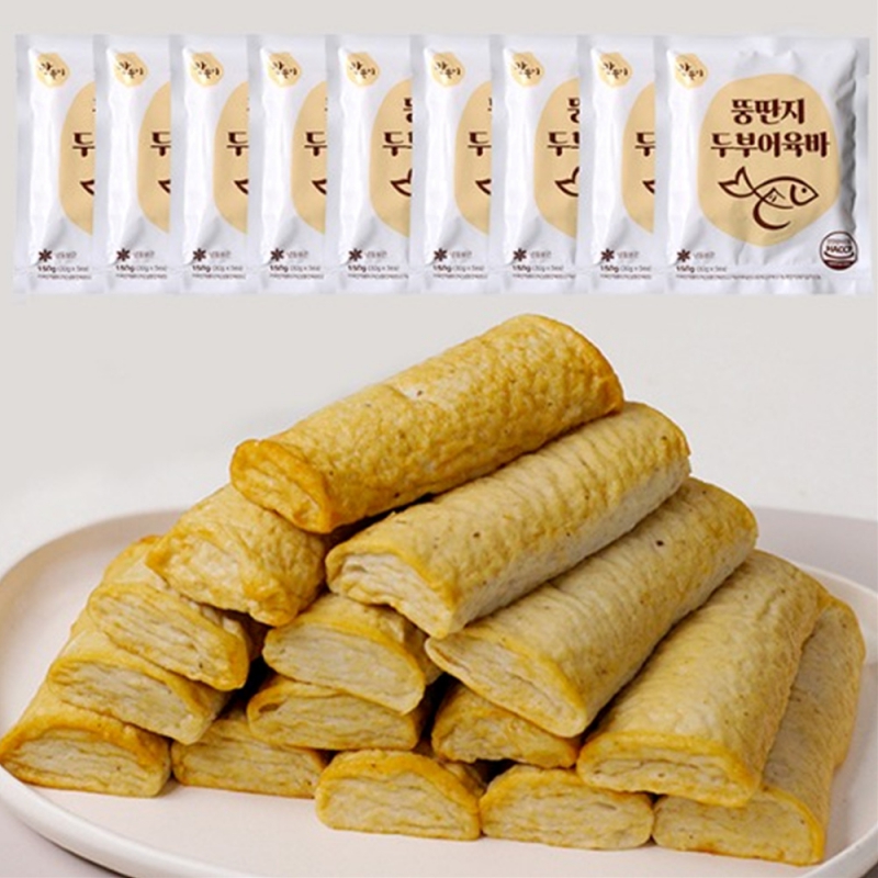 뚱딴지 두부 돼지감자 어묵바 150g x 8봉 + 1봉 무료증정 상품이미지