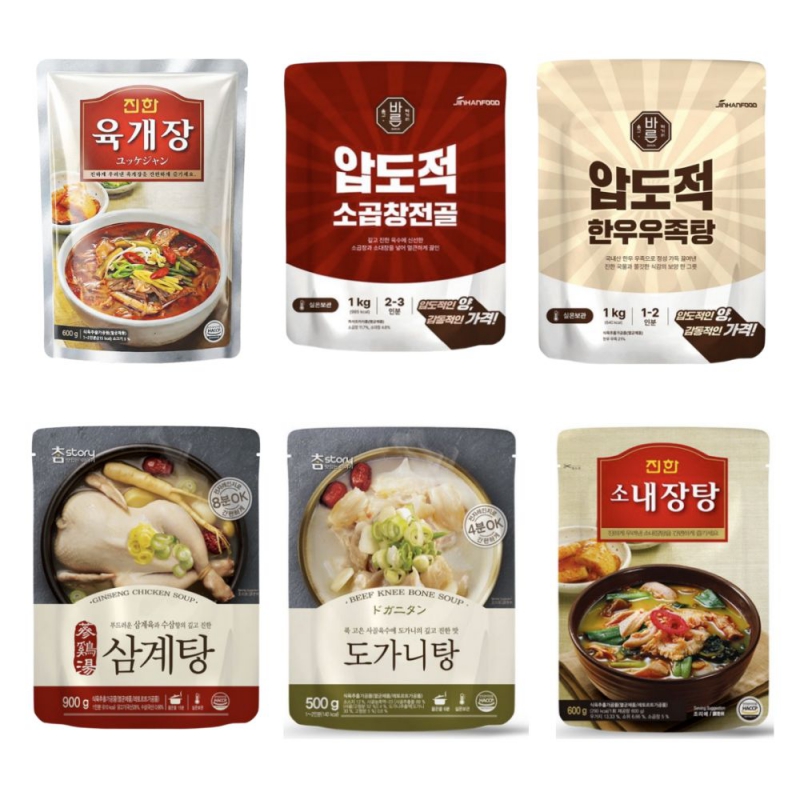 (1+1+1)상온보관 육개장600g+소내장탕600g+소곱창전골 1kg 3팩 모음 외 5종 상품이미지