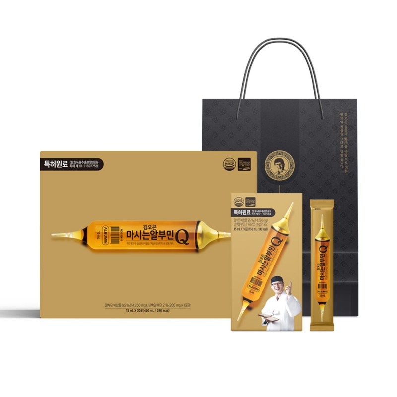 [김오곤] 마시는 알부민 Dr 15ml x 30포(쇼핑백동봉) 1박스 상품이미지
