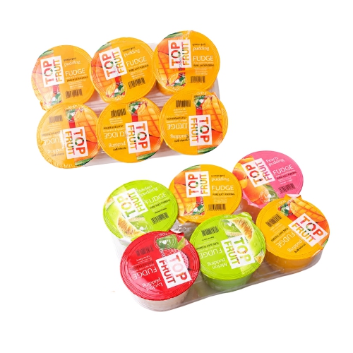[공동구매][Top Fruit] (2+2 / 총24개) 과일젤리 푸딩6입 690g 4종 모음