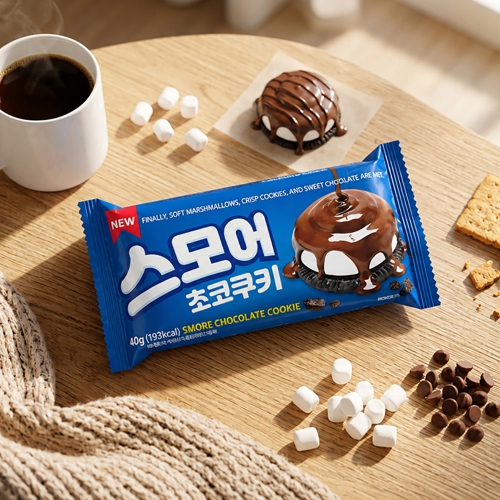 [공동구매] 쫀득스모어 초코쿠키 40g × 10개