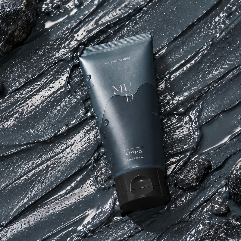 [공동구매][aippo] 딥 클렌징 머드 클렌저 130ml 상품이미지