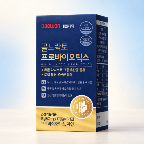 [대원제약] 골드락토프로바이오틱스 30캡슐 500mg x 30캡슐