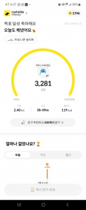 오늘도 3,281보 걷기!^^