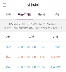 대중교통이용