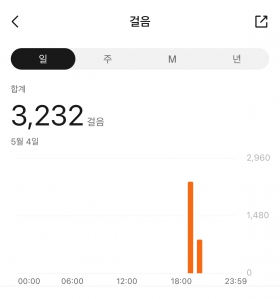 오늘도 저녁에 후다닥 걷기