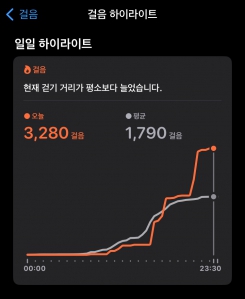 오늘도 걷기 완료!