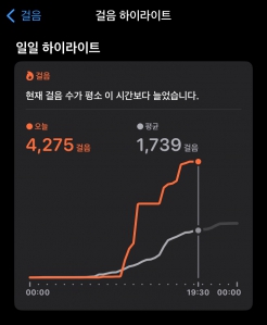 오늘도 걷기 완료!