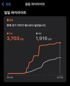 오늘도 걷기 완료!