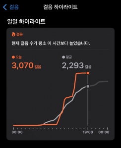 오늘도 걷기 완료!