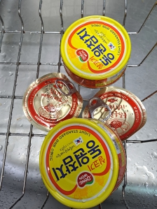 참치 캔 씻은 후  분리수거하기 