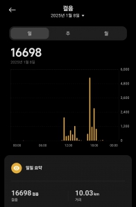 오늘도 만보 달성!