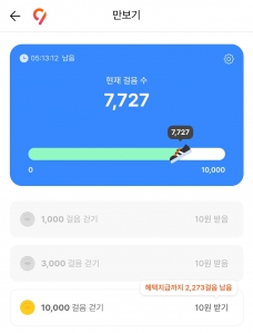 시장까지 걷기