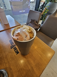 빙수도 텀블러에~잘 안녹아요^^