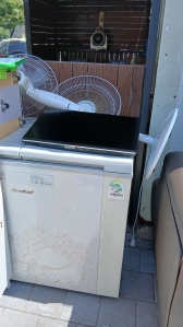 김치냉장고 배출합니다