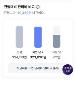 관리비 어플로 확인해요